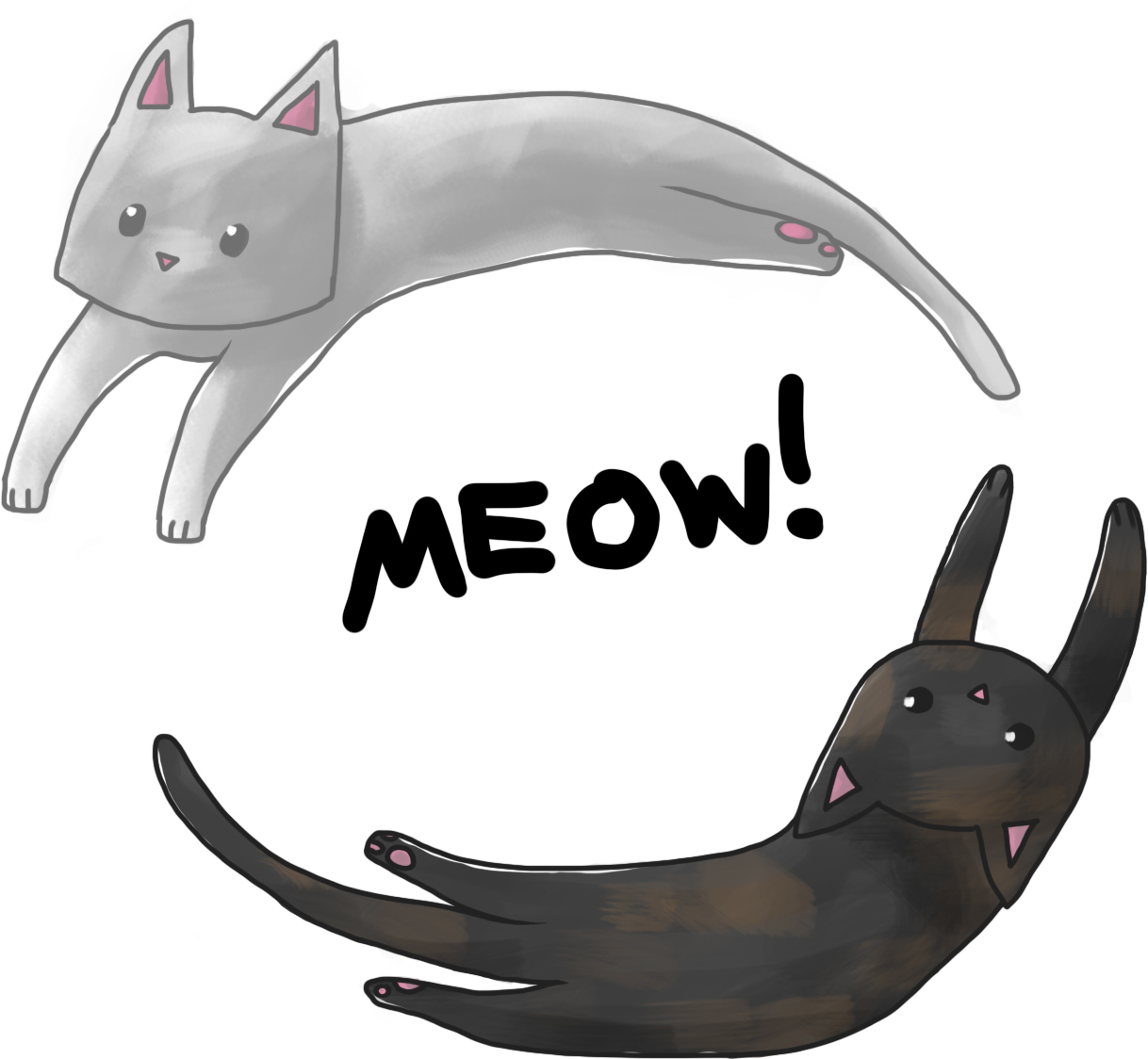 artwork cats